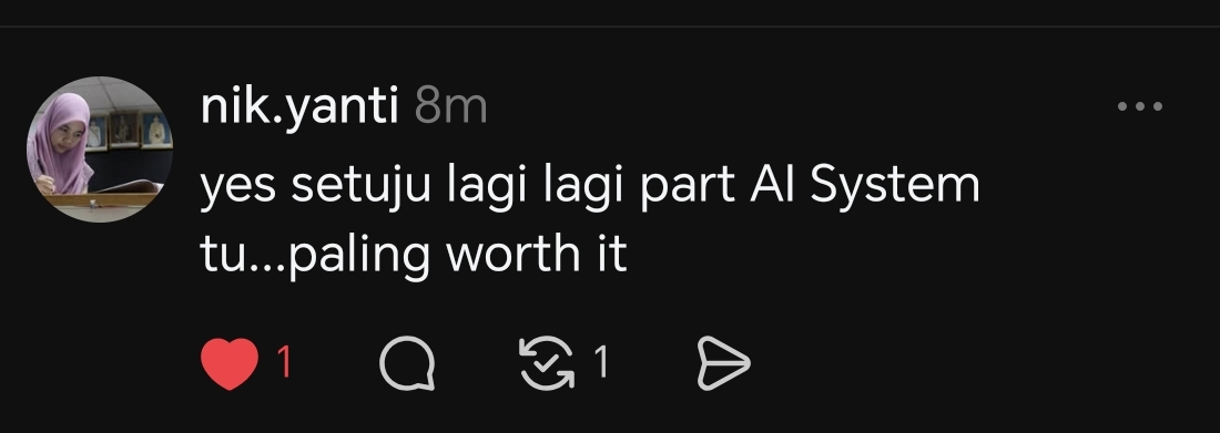 Part AI System paling worth it