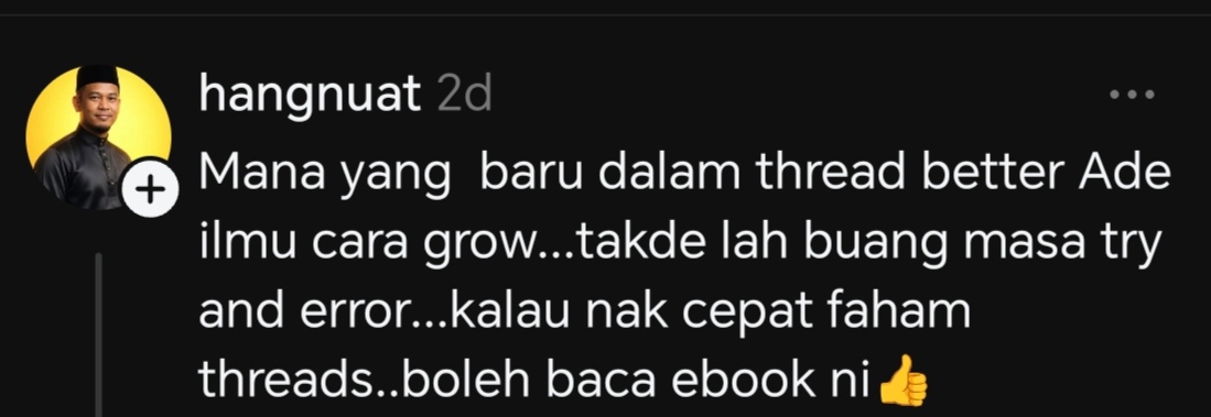 Takde buang masa try and error